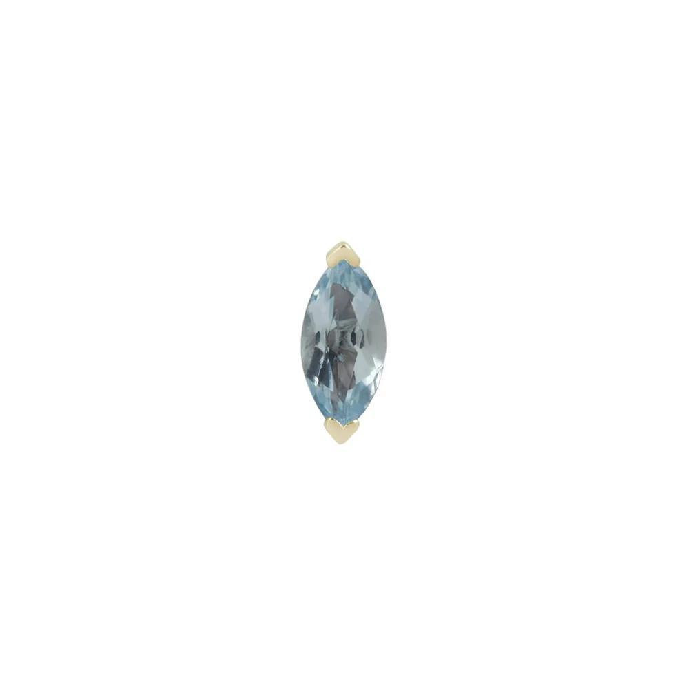 Buddha | 14k gold | Zuri | Sky Blue Topaz