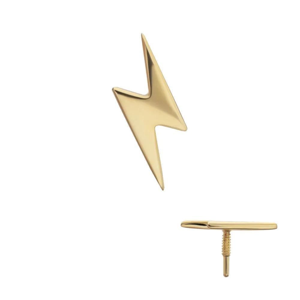 Invictus | 14k gold | Lightning Bolt
